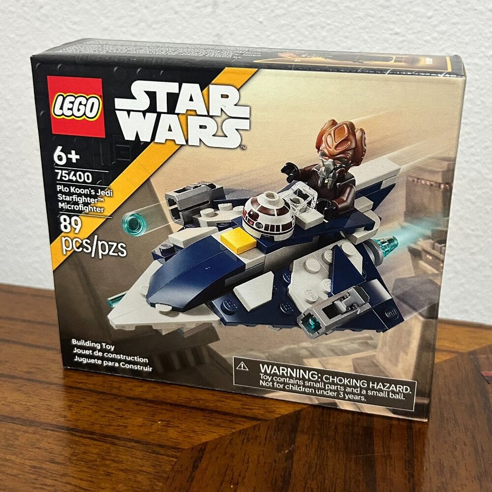 LEGO Star Wars: Plo Koon's Jedi Starfighter™ Microfighter Set #75400 (89 Pcs) - Picture 3 of 10